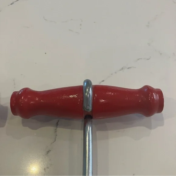 Vintage Wooden Handle Sturdy Metal Boot Strap Hook Puller 7" Long Mating Pair - Picture 9 of 11